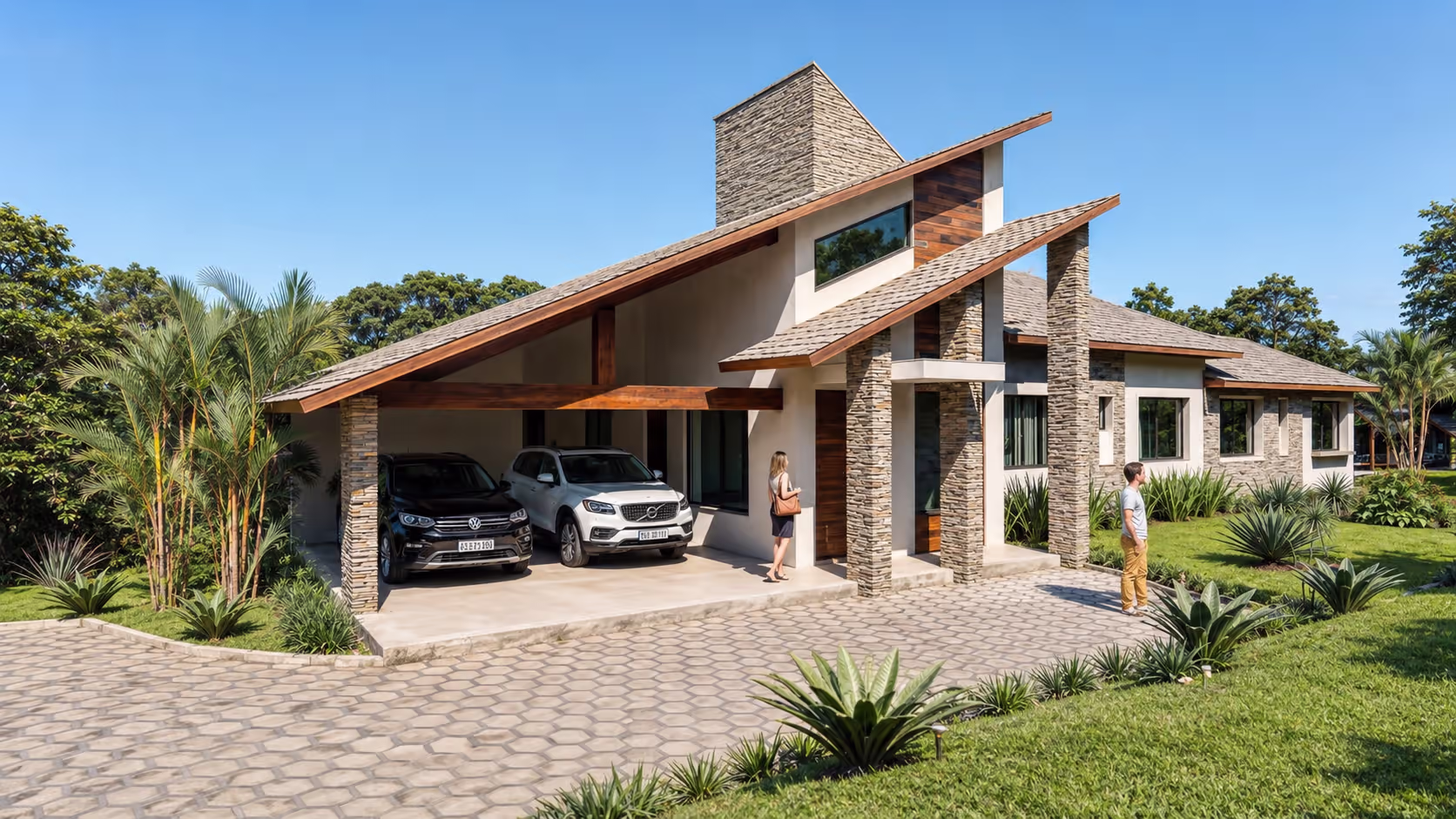 Projeto arquitetônico residencial da Átrio Arquitetura